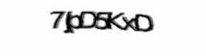 Security check image, please type the characters shown
